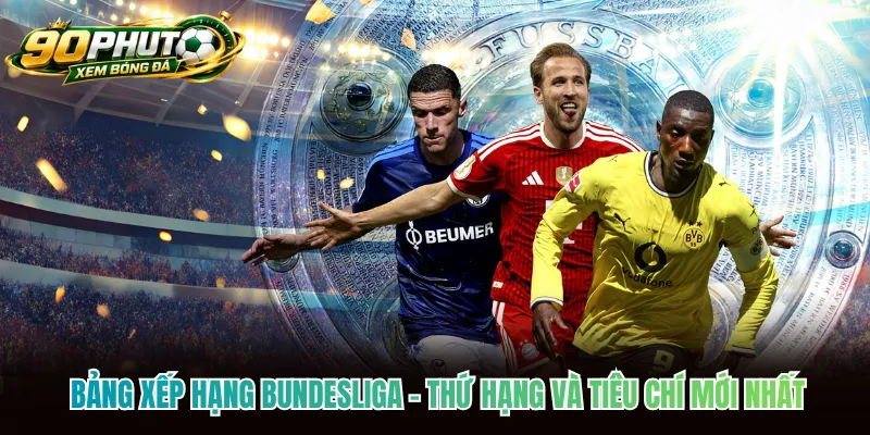 Bảng Xếp Hạng Bundesliga - Thứ Hạng Và Tiêu Chí Mới Nhất